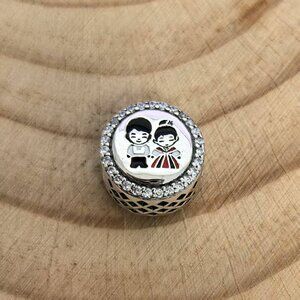 Philippines Limited Bead Charm Pendant, S925 Silver Jewelry